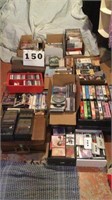 Lot of various media VHS cassettes and cd’s