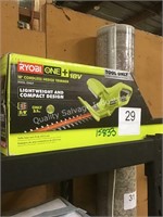 RYOBI CORDLESS HEDGE TRIMMER (TOOL ONLY)
