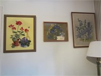 3 embroidery pictures