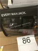 (5) EVERY MAN JACK BODY TRAVEL SETS