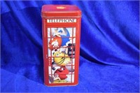 M&M English Telephone booth Tin box