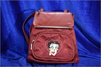 New "Betty Boop" Purse / Back Pack