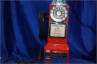 Reproduction of an old Wall Pay Phone