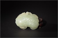 Chinese Jade Carved Toad, 18th C#