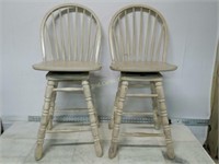 Qty (2) Swivel Bar Style Chairs (39" Tall)