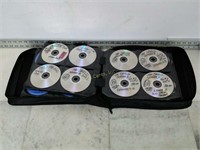 Case Logic Full of Assorted DVD-R Movies