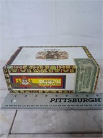 Royal Coronation Cigar Box w/ Humidor Tubes