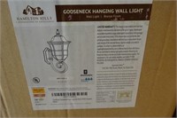 Traditional Gooseneck Outdoor Wall Sconce Bronze