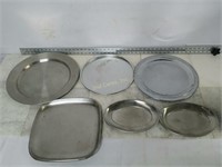Qty (6) Assorted Serving Trays