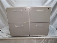 Qty (2) Poppin Stow File Cabinets, 2 Drawer