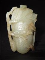 Chinese Jade Lychee Shaped Teapot, 18th C#