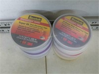 Qty (8) Assorted Color Scotch Electrical Tape
