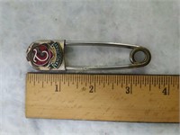 Vintage Tanqueray Safety Pin, 3.25"