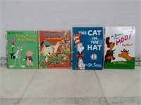Qty (4) Dr Suess and Little Golden Books