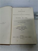 Vtg The Novels & Miscellaneous Works - De Foe -