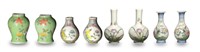 4 Pairs of Chinese Miniature Vases, Republic