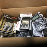 50 Sharp Scientific Calculators; Msrp: $2,500.00
