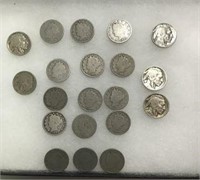 Liberty Head & Buffalo Head Nickels (20)