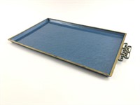 MCM Kyes Moire Glaze Tray 15" x 9.75"