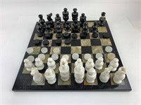 Marble/ Alabaster/ Onyx Chess Checkers Set