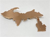 Michigan Copper Pin