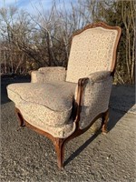 Vintage Upholstered Armchair