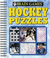 "Used" Brain Games™ Hockey Puzzles Spiral-bound