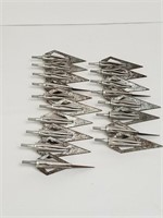 18- Metal 4 Blade Arrow Heads