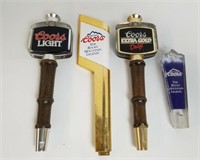 4 Coors Beer Taps