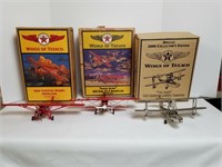 3 Texaco Airplanes In Original Boxes