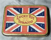 "Lucky Hit" Tobacco Tin