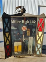 Very Nice 3 Sided Miller Light Up Sign
