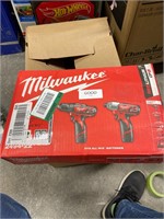 Milwaukee red lithium power drills