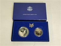 1986 US Liberty Coin Silver Set