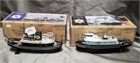 2 ERTL Diecast "Texaco" Boats In Boxes