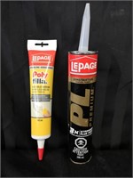 Poly Filla Hole Repair and LePage Adhesive