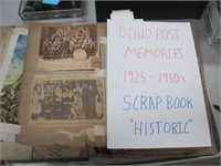 Doud Post scrapbook clippings and photos