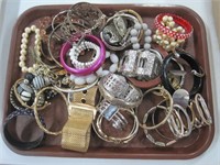 costume jewelry bangle bracelet lot