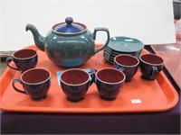 Denby England Harlequin Tea set