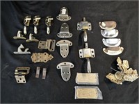 Lot of 24 Hinges, Handles and Plates