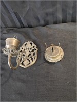 Vintage Lantern and Wall Sconce