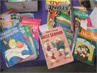 16 Sylvester, 21 Uncle Scrooge, 8 Chip/Dale comics