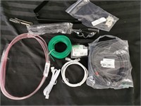 Assorted Lot of Cables, Wire, Odds 'n Ends