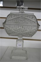 GLASS COVERED DISH 10"