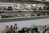 LOT OF SLIVER PLATE ITEMS
