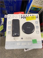 2-1 portable charger wireless