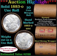 ***Auction Highlight*** Full solid date 1883-o Unc