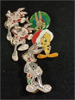 Bugs Bunny and Tweety Bird pendants