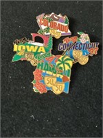 Iowa Connecticut Hawaii Colorado pendants