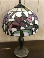 LEADED STAINED TIFFANY STYLE LAMP